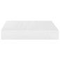 vidaXL Estante flotante de pared 2 uds MDF blanco brillo 23x23,5x3,8cm vidaXL Estante flotante de pared 2 uds MDF blanco brillo 23x23,5x3,8cm