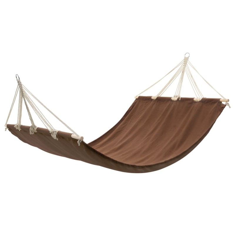 vidaXL Hamaca con barra marrón 210x150 cm vidaXL Hamaca con barra marrón 210x150 cm