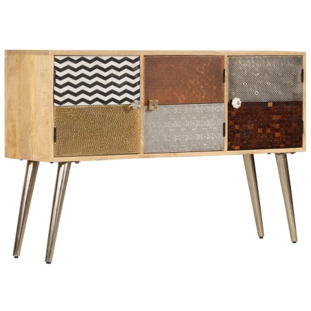 vidaXL Aparador de madera de mango maciza 120x30x75 cm