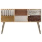vidaXL Aparador de madera de mango maciza 120x30x75 cm vidaXL Aparador de madera de mango maciza 120x30x75 cm