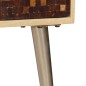 vidaXL Aparador de madera de mango maciza 120x30x75 cm vidaXL Aparador de madera de mango maciza 120x30x75 cm