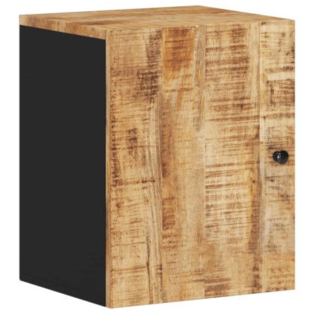 vidaXL Armario de baño de pared madera maciza de mango 38x33x48 cm
