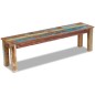 vidaXL Banco madera maciza reciclada 160x35x46 cm vidaXL Banco madera maciza reciclada 160x35x46 cm