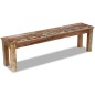 vidaXL Banco madera maciza reciclada 160x35x46 cm vidaXL Banco madera maciza reciclada 160x35x46 cm