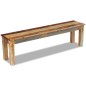 vidaXL Banco madera maciza reciclada 160x35x46 cm vidaXL Banco madera maciza reciclada 160x35x46 cm