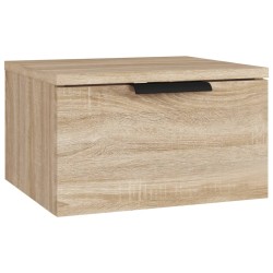 vidaXL Mesita de noche de pared color roble Sonoma 34x30x20 cm