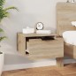 vidaXL Mesita de noche de pared color roble Sonoma 34x30x20 cm vidaXL Mesita de noche de pared color roble Sonoma 34x30x20 cm