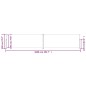 vidaXL Toldo lateral retráctil negro 200x1000 cm vidaXL Toldo lateral retráctil negro 200x1000 cm