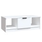 vidaXL Mesa de centro madera de ingeniería blanco 102x50x36 cm vidaXL Mesa de centro madera de ingeniería blanco 102x50x36 cm