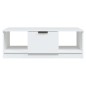vidaXL Mesa de centro madera de ingeniería blanco 102x50x36 cm vidaXL Mesa de centro madera de ingeniería blanco 102x50x36 cm