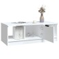 vidaXL Mesa de centro madera de ingeniería blanco 102x50x36 cm vidaXL Mesa de centro madera de ingeniería blanco 102x50x36 cm