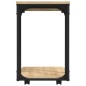 vidaXL Mesa auxiliar con ruedas madera roble Sonoma 50x35x55,5 cm vidaXL Mesa auxiliar con ruedas madera roble Sonoma 50x35x55,5 cm