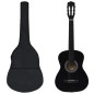 vidaXL Set de guitarra clásica para principiantes 8 pzas negro 3/4 36" vidaXL Set de guitarra clásica para principiantes 8 pzas negro 3/4 36"
