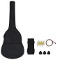 vidaXL Set de guitarra clásica para principiantes 8 pzas negro 3/4 36" vidaXL Set de guitarra clásica para principiantes 8 pzas negro 3/4 36"