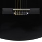 vidaXL Set de guitarra clásica para principiantes 8 pzas negro 3/4 36" vidaXL Set de guitarra clásica para principiantes 8 pzas negro 3/4 36"
