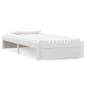 vidaXL Estructura de cama madera maciza blanco 90x200 cm vidaXL Estructura de cama madera maciza blanco 90x200 cm