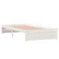 vidaXL Estructura de cama madera maciza blanco 90x200 cm vidaXL Estructura de cama madera maciza blanco 90x200 cm