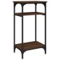 vidaXL Mesa auxiliar madera contrachapada marrón roble 40x30x75 cm vidaXL Mesa auxiliar madera contrachapada marrón roble 40x30x75 cm
