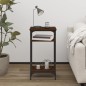 vidaXL Mesa auxiliar madera contrachapada marrón roble 40x30x75 cm vidaXL Mesa auxiliar madera contrachapada marrón roble 40x30x75 cm