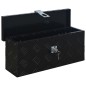 vidaXL Caja de aluminio 485x140x200 mm negra vidaXL Caja de aluminio 485x140x200 mm negra