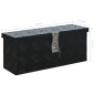 vidaXL Caja de aluminio 485x140x200 mm negra vidaXL Caja de aluminio 485x140x200 mm negra