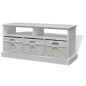 vidaXL cómoda de almacenamiento blanca Aarau vidaXL cómoda de almacenamiento blanca Aarau