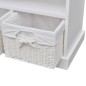 vidaXL cómoda de almacenamiento blanca Aarau vidaXL cómoda de almacenamiento blanca Aarau