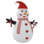 vidaXL Muñeco de nieve inflable con LEDs 300 cm