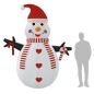 vidaXL Muñeco de nieve inflable con LEDs 300 cm