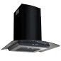 vidaXL Campana extractora pared 60 cm acero inoxidable 756 m³/h negro vidaXL Campana extractora pared 60 cm acero inoxidable 756 m³/h negro