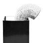 vidaXL Campana extractora pared 60 cm acero inoxidable 756 m³/h negro vidaXL Campana extractora pared 60 cm acero inoxidable 756 m³/h negro