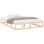 vidaXL Estructura de cama de madera maciza 200x200 cm vidaXL Estructura de cama de madera maciza 200x200 cm