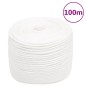 vidaXL Cuerda de barco polipropileno blanco intenso 8 mm 100 m vidaXL Cuerda de barco polipropileno blanco intenso 8 mm 100 m