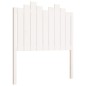 vidaXL Cabecero de cama madera maciza de pino blanco 96x4x110 cm vidaXL Cabecero de cama madera maciza de pino blanco 96x4x110 cm