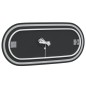 vidaXL Espejo de baño LED ovalado 100x45 cm vidaXL Espejo de baño LED ovalado 100x45 cm