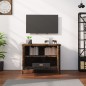 vidaXL Mueble de TV madera contrachapada roble ahumado 60x35x45 cm vidaXL Mueble de TV madera contrachapada roble ahumado 60x35x45 cm