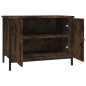 vidaXL Mueble de TV madera contrachapada roble ahumado 60x35x45 cm vidaXL Mueble de TV madera contrachapada roble ahumado 60x35x45 cm