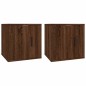 vidaXL Muebles para TV de pared 2 uds roble marrón 40x34,5x40 cm vidaXL Muebles para TV de pared 2 uds roble marrón 40x34,5x40 cm