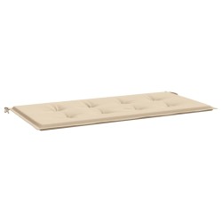 vidaXL Cojín de banco de jardín tela Oxford beige 100x50x3 cm