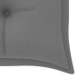 vidaXL Banco Batavia con cojín gris madera maciza de teca 150 cm vidaXL Banco Batavia con cojín gris madera maciza de teca 150 cm