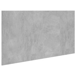 vidaXL Cabecero de cama madera contrachapada gris 160x1,5x80 cm