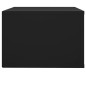 vidaXL Mesita de noche de pared negro 50x36x25 cm vidaXL Mesita de noche de pared negro 50x36x25 cm