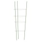 vidaXL Soportes plantas jardín con 4 anillas 5 uds acero verde 90 cm vidaXL Soportes plantas jardín con 4 anillas 5 uds acero verde 90 cm