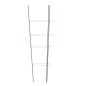 vidaXL Soportes plantas jardín con 4 anillas 5 uds acero verde 90 cm vidaXL Soportes plantas jardín con 4 anillas 5 uds acero verde 90 cm