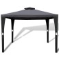 vidaXL Cenador con tejado 3x3 m gris oscuro vidaXL Cenador con tejado 3x3 m gris oscuro