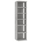 vidaXL Mueble zapatero de ingeniería gris hormigón 27,5x27x102 cm vidaXL Mueble zapatero de ingeniería gris hormigón 27,5x27x102 cm