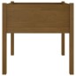 vidaXL Jardineras 2 uds madera maciza de pino marrón miel 70x70x70 cm vidaXL Jardineras 2 uds madera maciza de pino marrón miel 70x70x70 cm