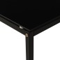 vidaXL Mesa auxiliar de vidrio templado negro 40x40x60 cm vidaXL Mesa auxiliar de vidrio templado negro 40x40x60 cm