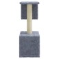 vidaXL Rascador para gatos con postes de sisal 60 cm gris claro vidaXL Rascador para gatos con postes de sisal 60 cm gris claro