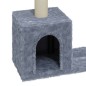 vidaXL Rascador para gatos con postes de sisal 60 cm gris claro vidaXL Rascador para gatos con postes de sisal 60 cm gris claro